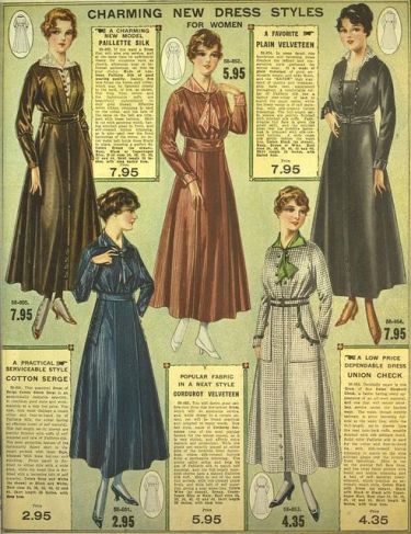 Eaton's fall winter catalogue 1916-1917 https://www.flickr.com/photos/beeskneesdaily/9578672054/in/dateposted/